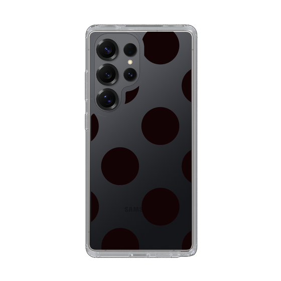Slim Protection Case［ Simple Dot - Black ］