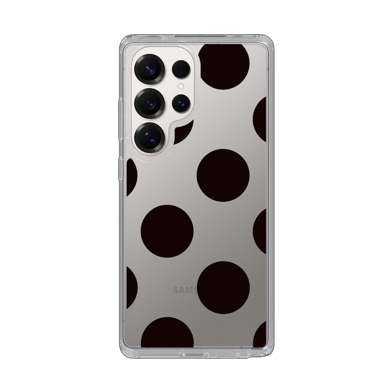 Slim Protection Case［ Simple Dot - Black ］