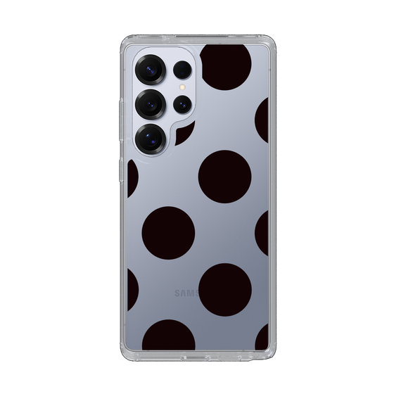 Slim Protection Case［ Simple Dot - Black ］