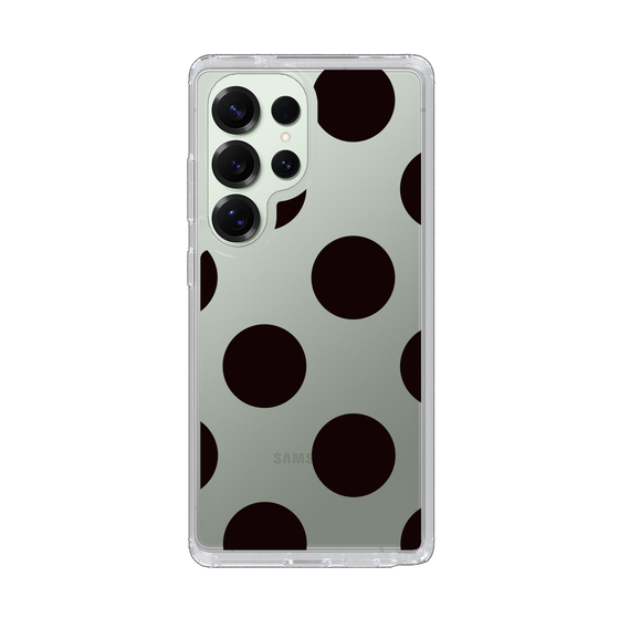 Slim Protection Case［ Simple Dot - Black ］