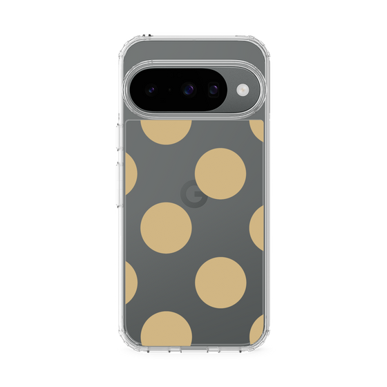 Slim Protection Case［ Simple Dot - Beige ］