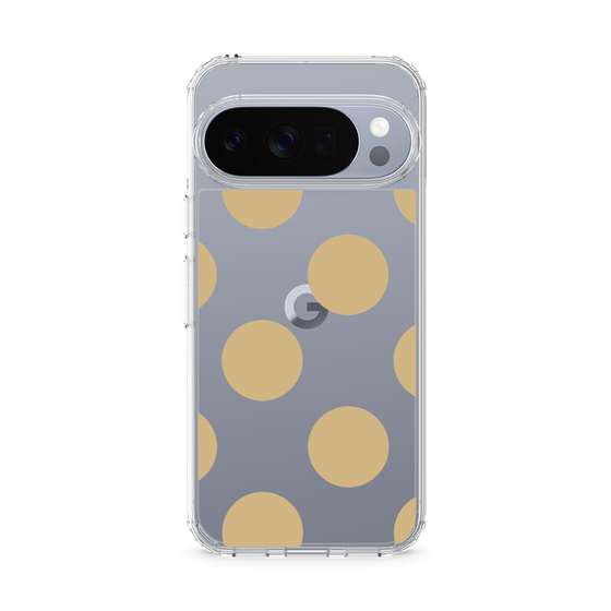 Slim Protection Case［ Simple Dot - Beige ］