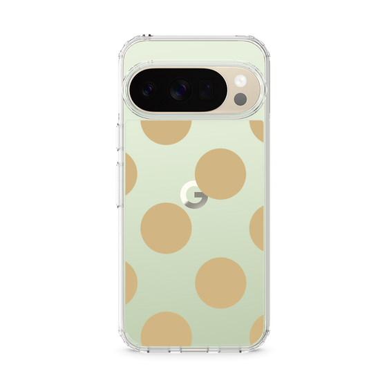 Slim Protection Case［ Simple Dot - Beige ］