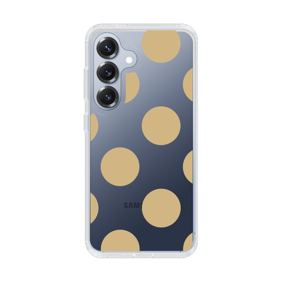 Slim Protection Case［ Simple Dot - Beige ］