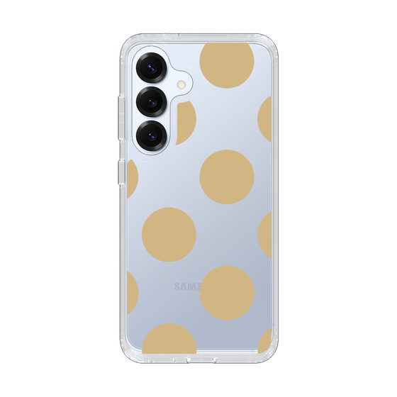 Slim Protection Case［ Simple Dot - Beige ］