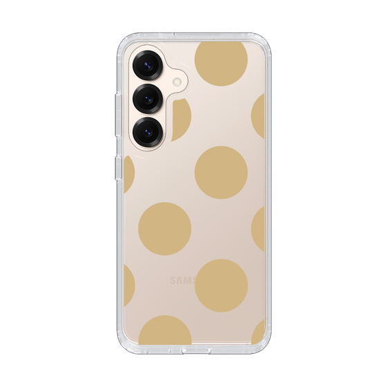 Slim Protection Case［ Simple Dot - Beige ］
