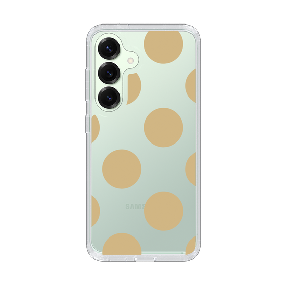 Slim Protection Case［ Simple Dot - Beige ］