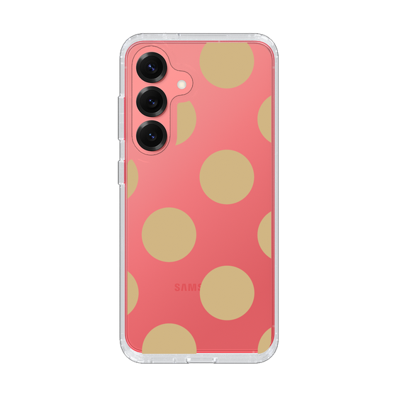 Slim Protection Case［ Simple Dot - Beige ］