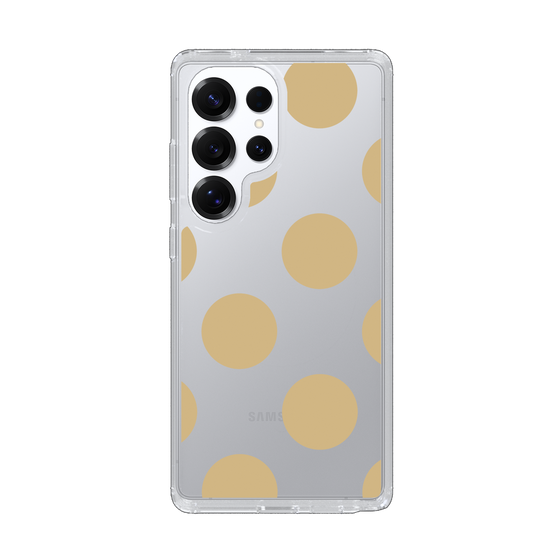 Slim Protection Case［ Simple Dot - Beige ］