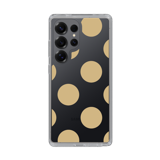 Slim Protection Case［ Simple Dot - Beige ］