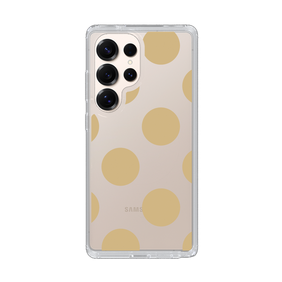 Slim Protection Case［ Simple Dot - Beige ］