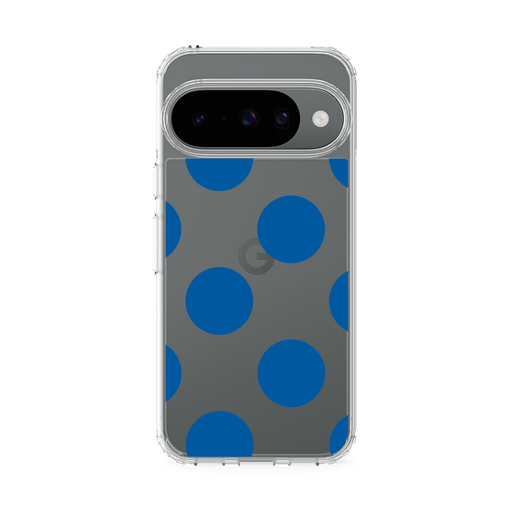 Slim Protection Case［ Simple Dot - Blue ］