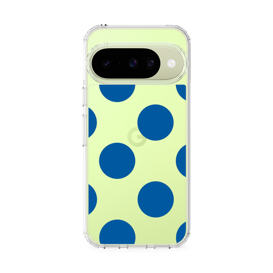 Slim Protection Case［ Simple Dot - Blue ］