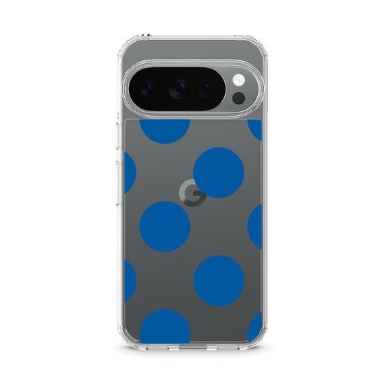 Slim Protection Case［ Simple Dot - Blue ］