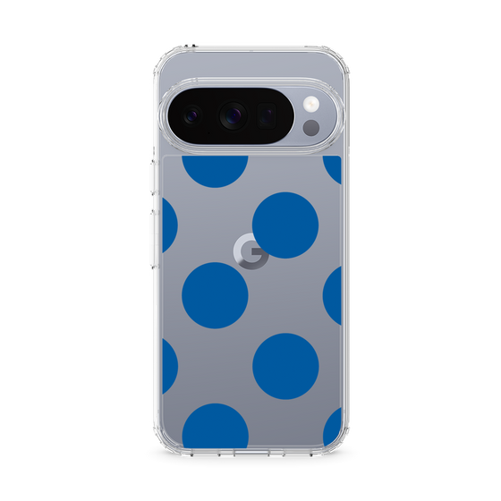 Slim Protection Case［ Simple Dot - Blue ］