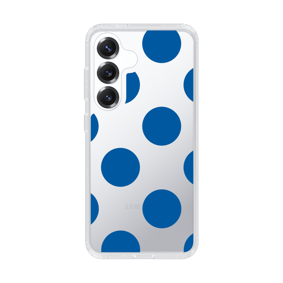 Slim Protection Case［ Simple Dot - Blue ］