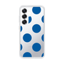 Slim Protection Case［ Simple Dot - Blue ］