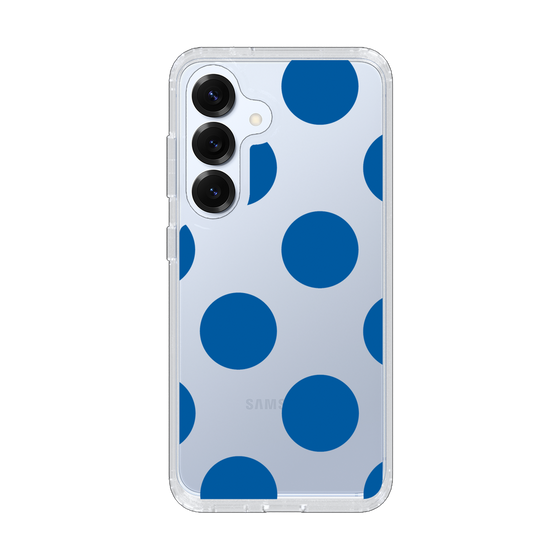 Slim Protection Case［ Simple Dot - Blue ］