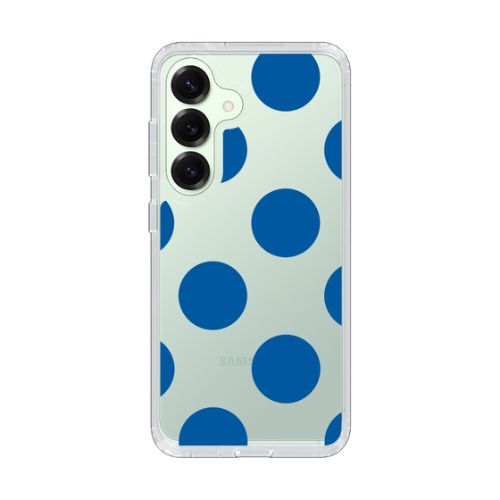 Slim Protection Case［ Simple Dot - Blue ］