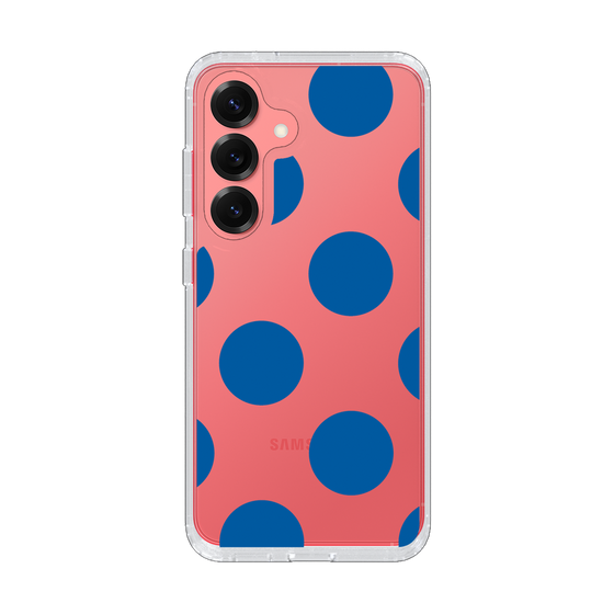 Slim Protection Case［ Simple Dot - Blue ］