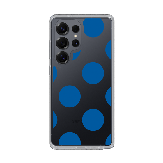 Slim Protection Case［ Simple Dot - Blue ］