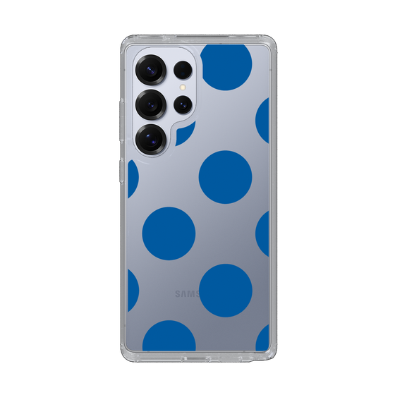 Slim Protection Case［ Simple Dot - Blue ］