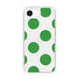 Slim Protection Case［ Simple Dot - Green ］