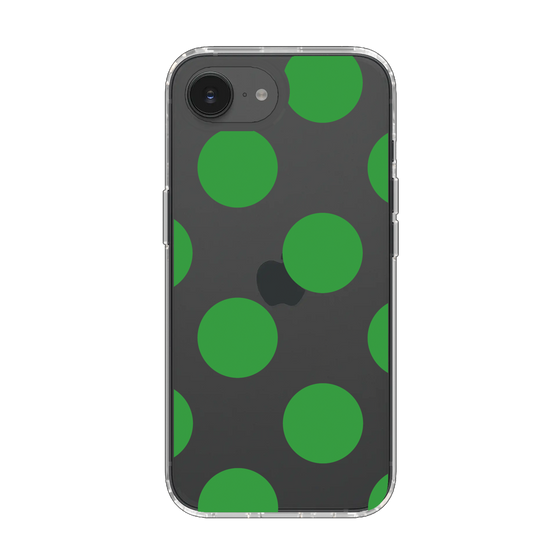 Slim Protection Case［ Simple Dot - Green ］