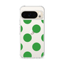 Slim Protection Case［ Simple Dot - Green ］