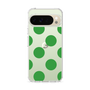 Slim Protection Case［ Simple Dot - Green ］