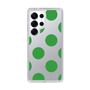Slim Protection Case［ Simple Dot - Green ］
