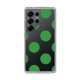 Slim Protection Case［ Simple Dot - Green ］