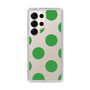 Slim Protection Case［ Simple Dot - Green ］