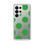 Slim Protection Case［ Simple Dot - Green ］