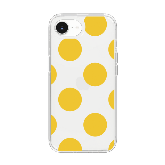 Slim Protection Case［ Simple Dot - Yellow ］