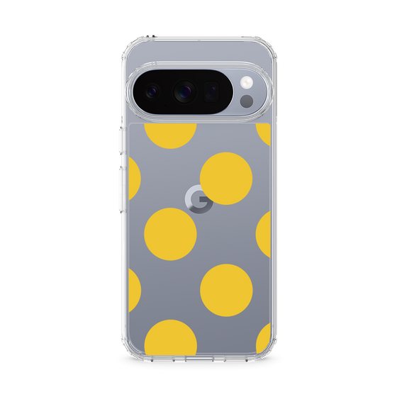 Slim Protection Case［ Simple Dot - Yellow ］