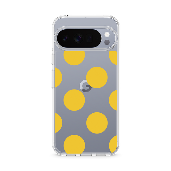 Slim Protection Case［ Simple Dot - Yellow ］