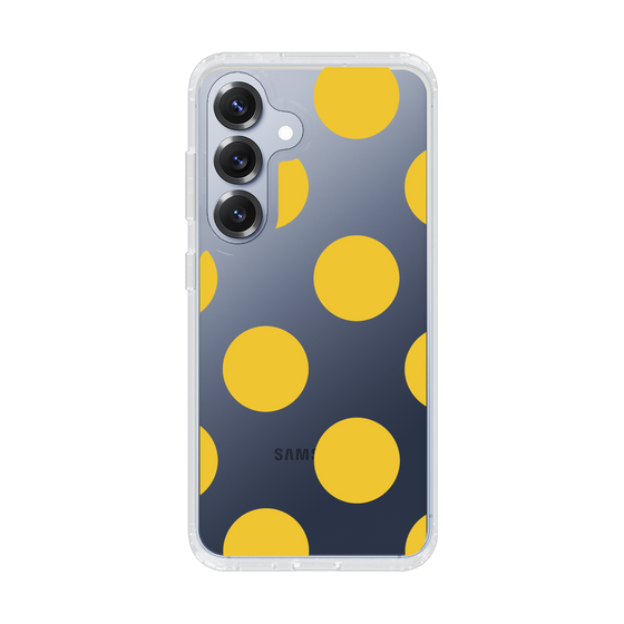Slim Protection Case［ Simple Dot - Yellow ］