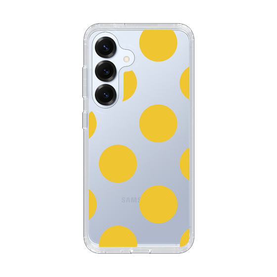Slim Protection Case［ Simple Dot - Yellow ］
