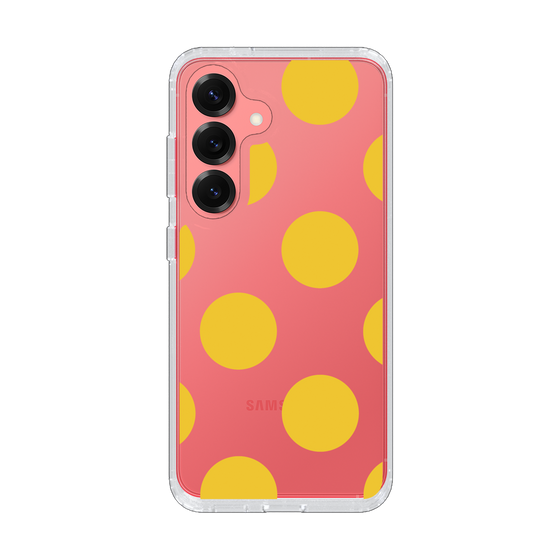 Slim Protection Case［ Simple Dot - Yellow ］