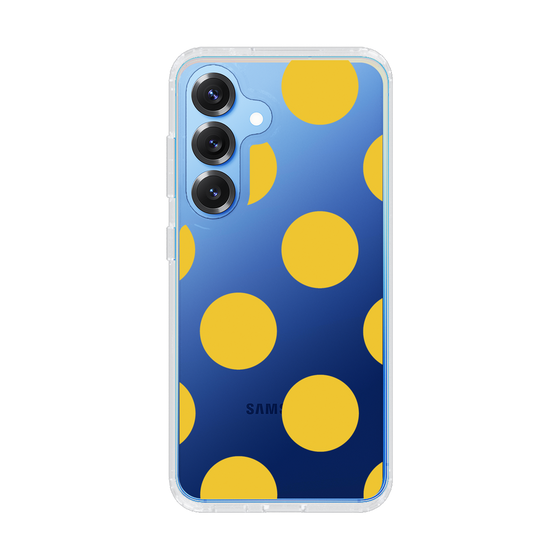 Slim Protection Case［ Simple Dot - Yellow ］