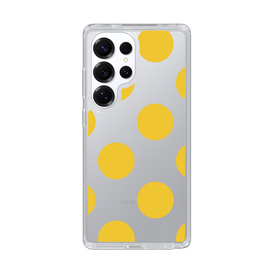 Slim Protection Case［ Simple Dot - Yellow ］