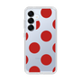 Slim Protection Case［ Simple Dot - Red ］