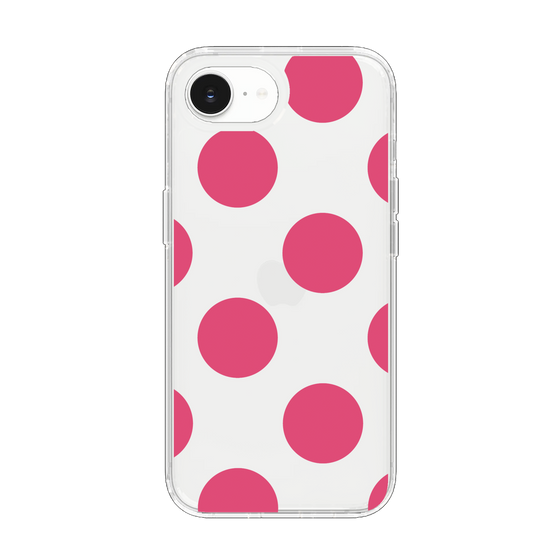 Slim Protection Case［ Simple Dot - Pink ］