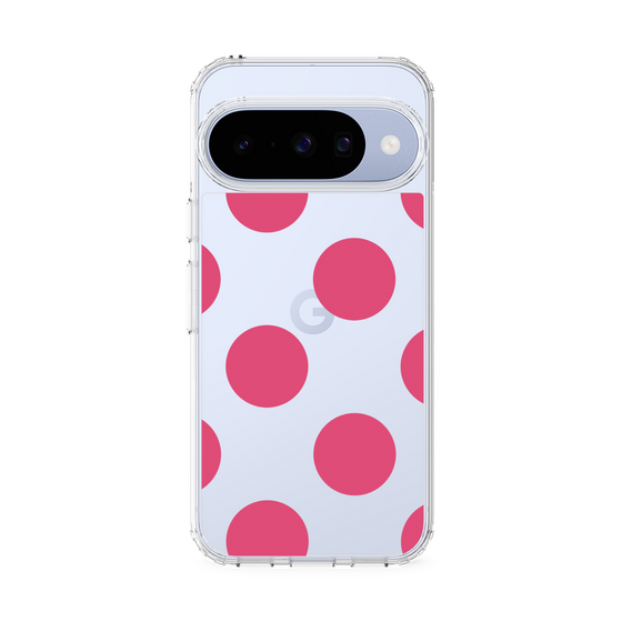 Slim Protection Case［ Simple Dot - Pink ］
