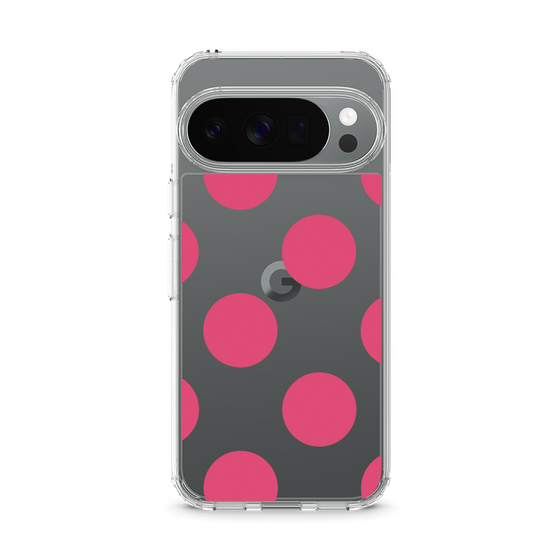 Slim Protection Case［ Simple Dot - Pink ］