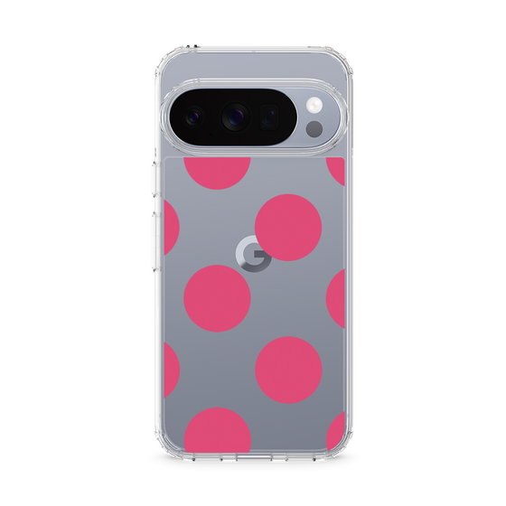 Slim Protection Case［ Simple Dot - Pink ］