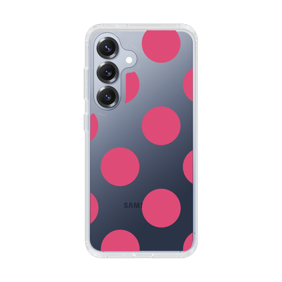 Slim Protection Case［ Simple Dot - Pink ］