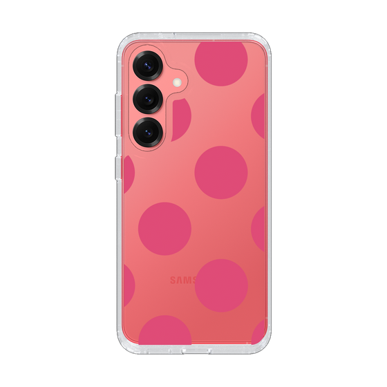 Slim Protection Case［ Simple Dot - Pink ］