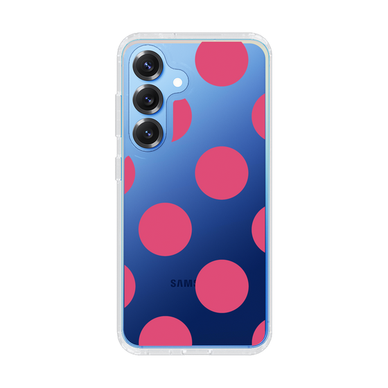 Slim Protection Case［ Simple Dot - Pink ］